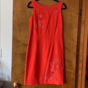 Woman’s Coral Sheri Marin Summer Dress